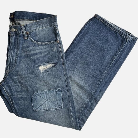 Polo Ralph Lauren Blue Denim Patch The Classic Fit Jeans